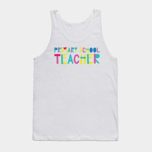 Primary School Teacher Gift Idea Cute Back to School Tank Top